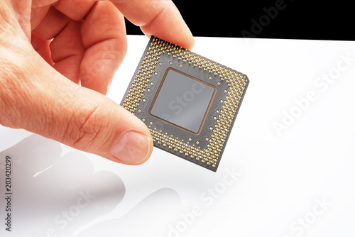 Processore chip, cpu, hardware photo