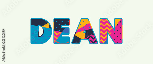Dean Concept Word Art Illustration