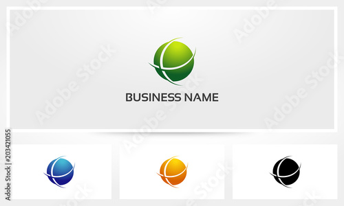 Sphere Cross Abstract Logo