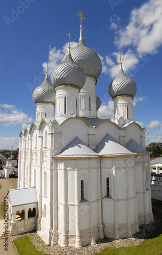 Uspenskiy cathedral in Rostov Kremlin