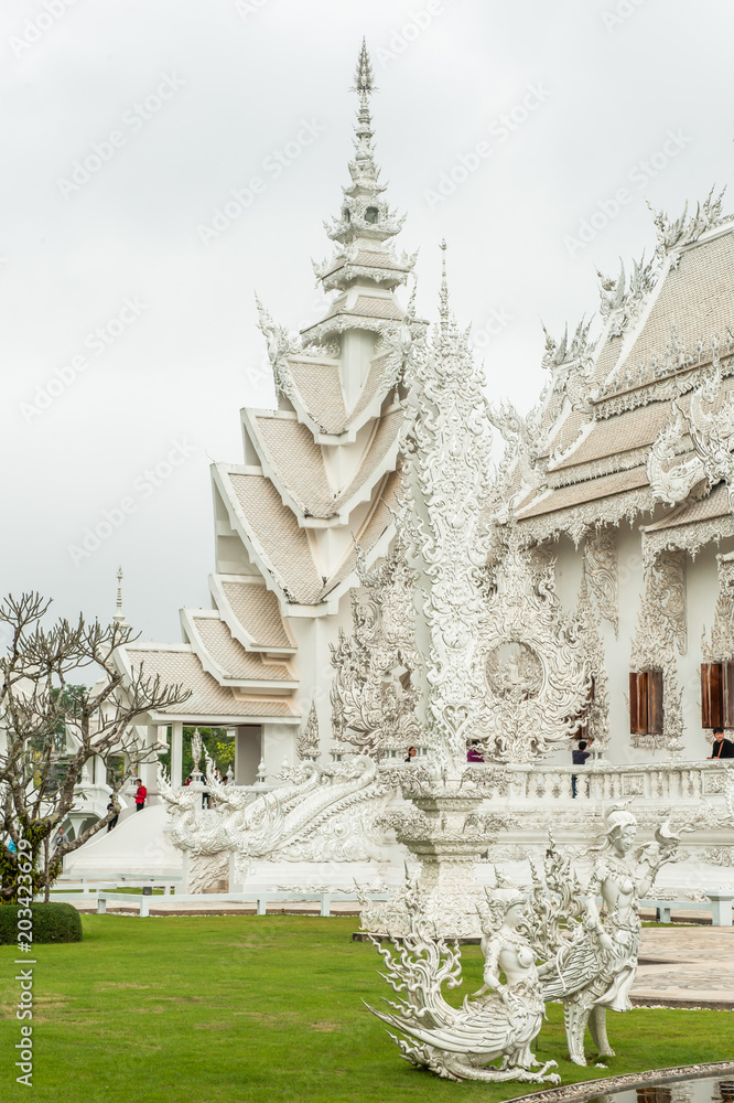 Temple blanc Thailande, Wat Rong Khun Chiang Rai