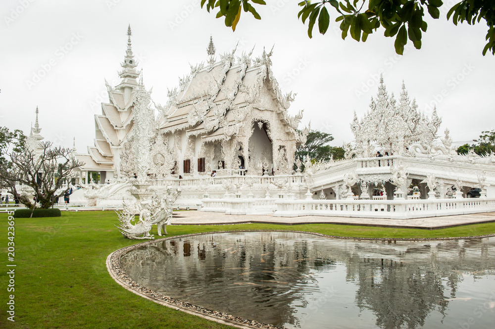 Temple blanc Thailande, Wat Rong Khun Chiang Rai