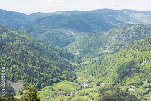 Black forest germany, view from Hochkopf 1263m Todtmoos, Präg photo