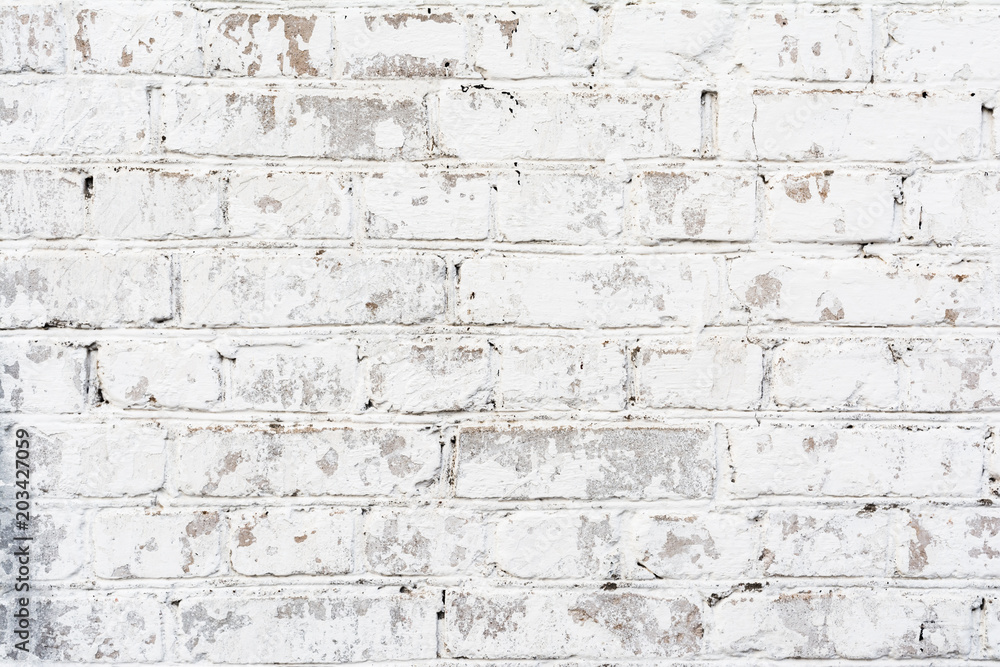 Fototapeta premium tekstury malowane stary mur z cegły, uszkodzony nierówny mur, streszczenie tło