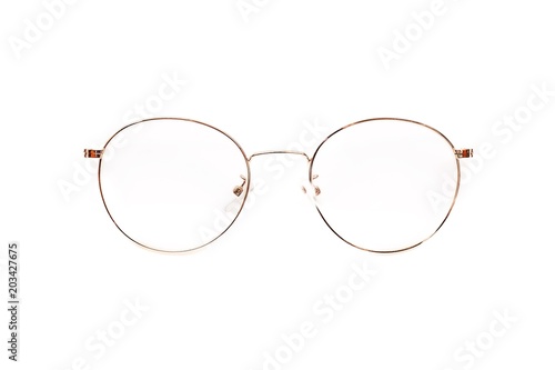 Glasses isolated on white background for applying on a portrait 