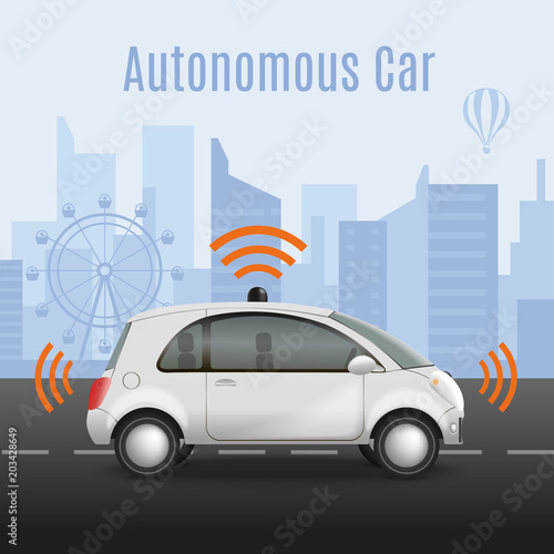 Radiocontrolled Car Road Compositoin