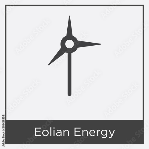 Eolian Energy icon isolated on white background