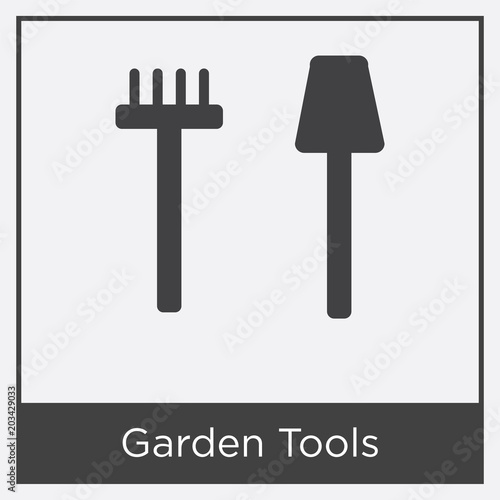 Garden Tools icon isolated on white background © vector_best