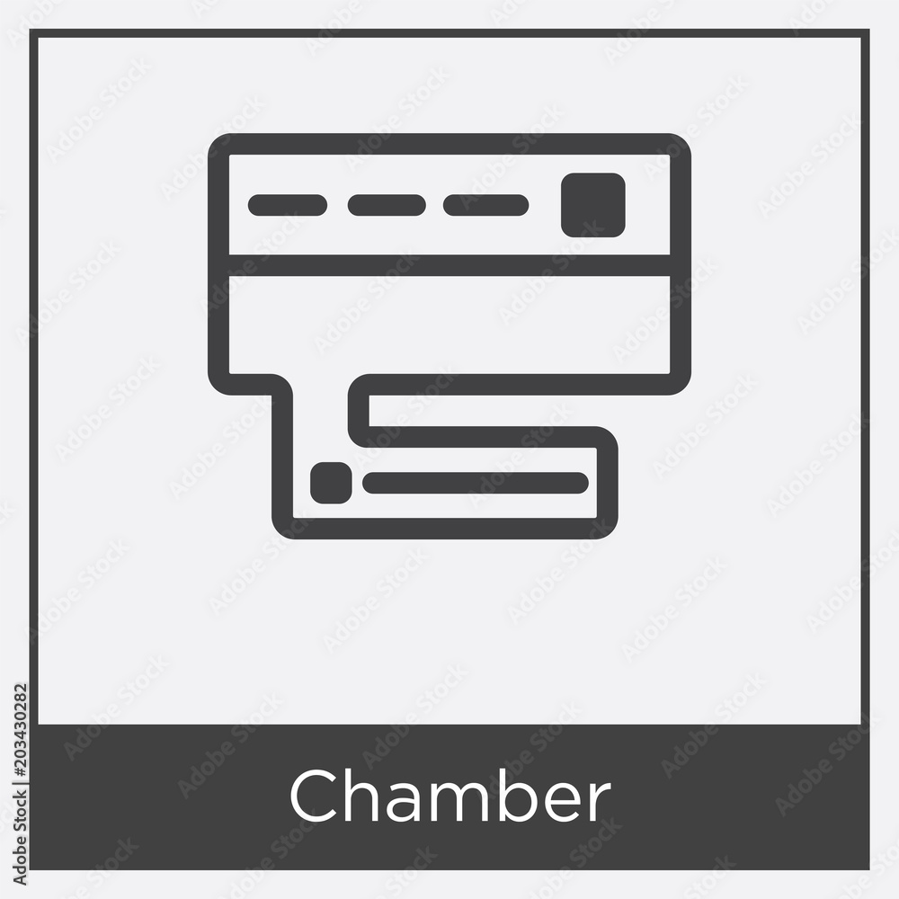 Chamber icon isolated on white background Chamber icon isolated on white background