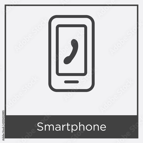 Wallpaper Mural Smartphone icon isolated on white background Torontodigital.ca