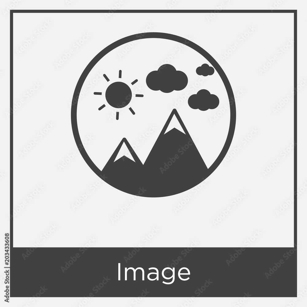 Image icon isolated on white background Image icon isolated on white background