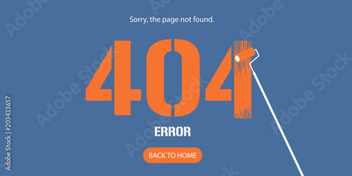 404 error page vector illustration