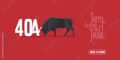 404 error page vector illustration