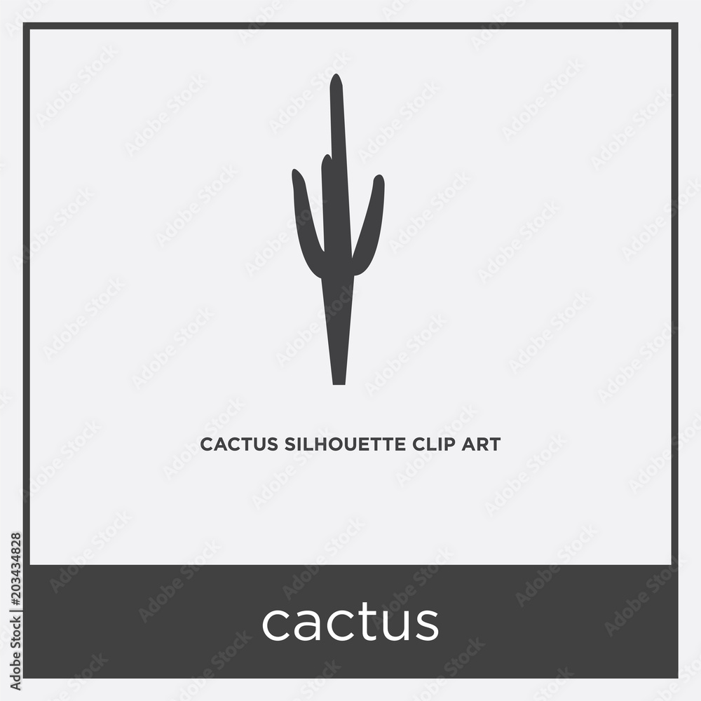 cactus icon isolated on white background cactus icon isolated on white background