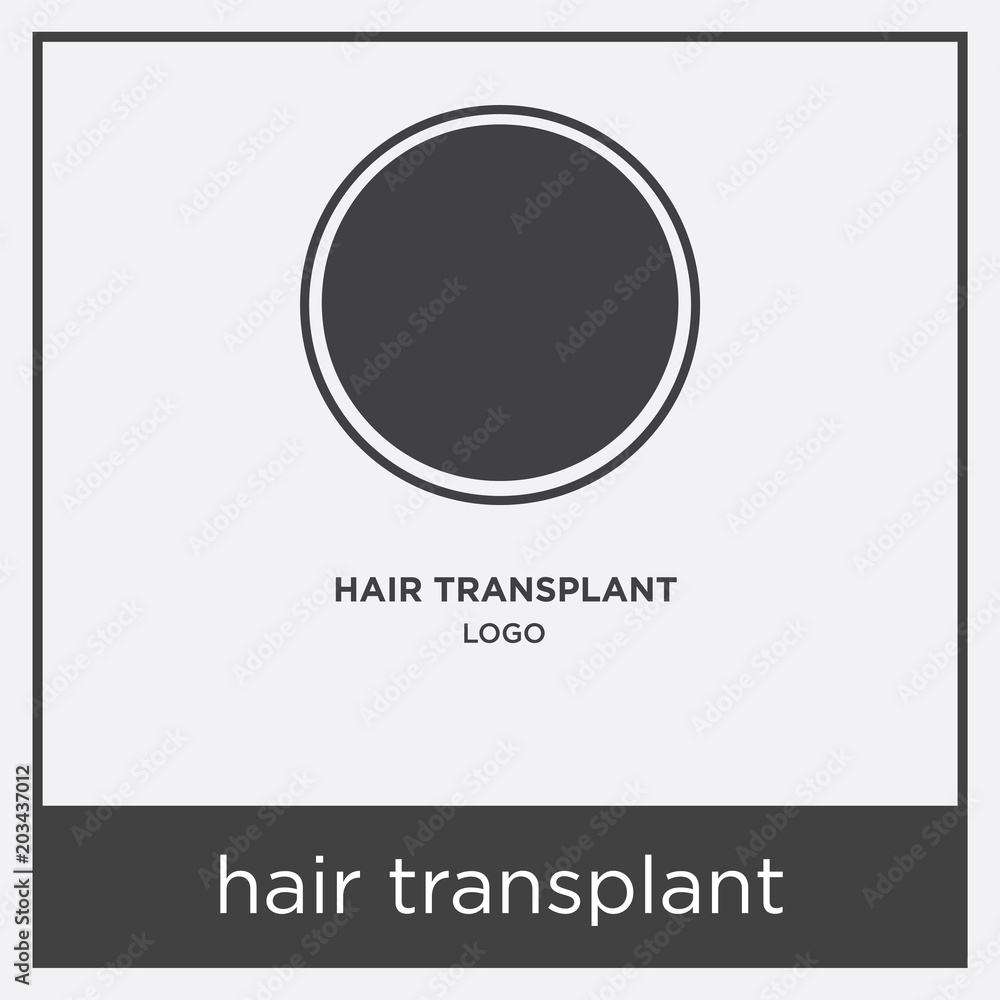 hair transplant icon isolated on white background hair transplant icon isolated on white background
