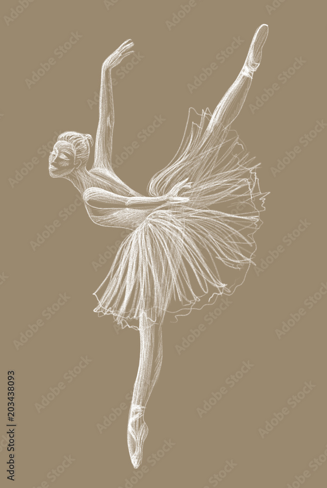 Obraz premium Ballerina