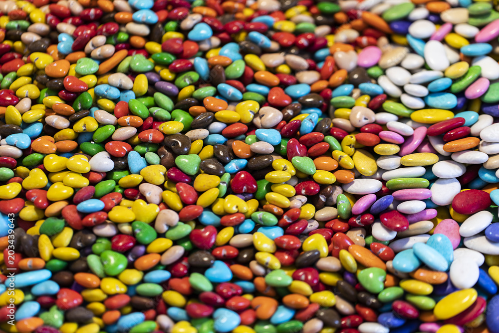 bonbons en gros plan bonbons en gros plan