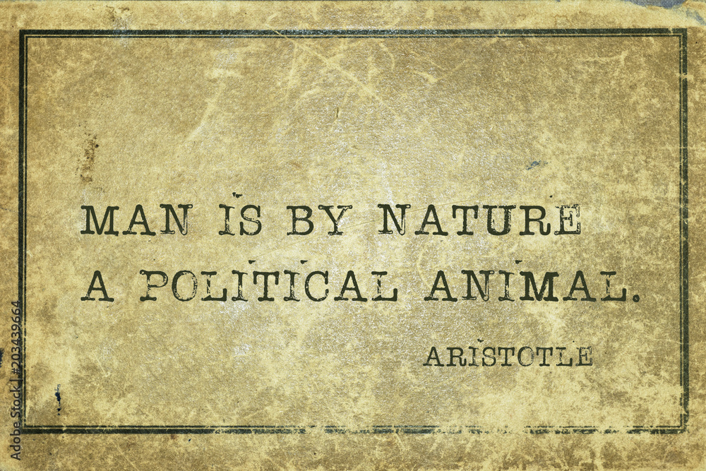 political animal Aristotle