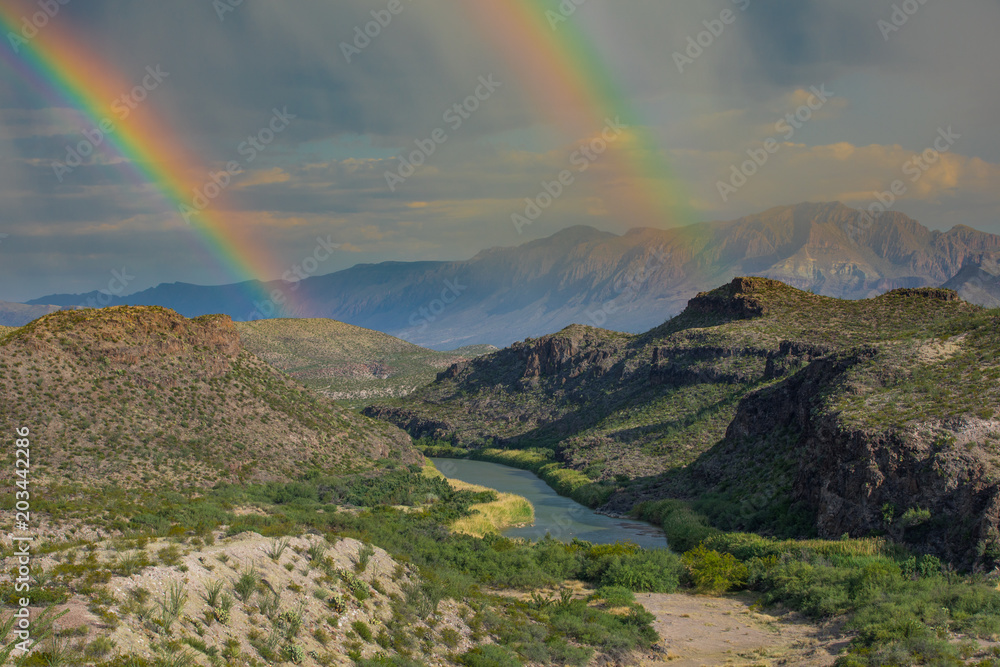 Double Rainbow Over Big Bend