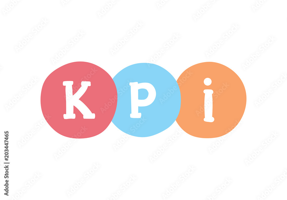 KPI marketing concept. Key Performance Indicator vector business acronym. KPI marketing concept. Key Performance Indicator vector business acronym.