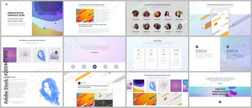 Minimal presentations, portfolio templates. Simple elements on white background. Brochure cover vector design. Presentation slides for flyer, leaflet, brochure, report, marketing, advertising