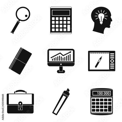 Home place icons set. Simple set of 9 home place vector icons for web isolated on white background