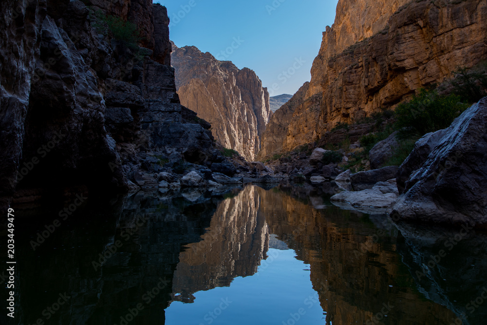 Canyon Reflections in Big Bend