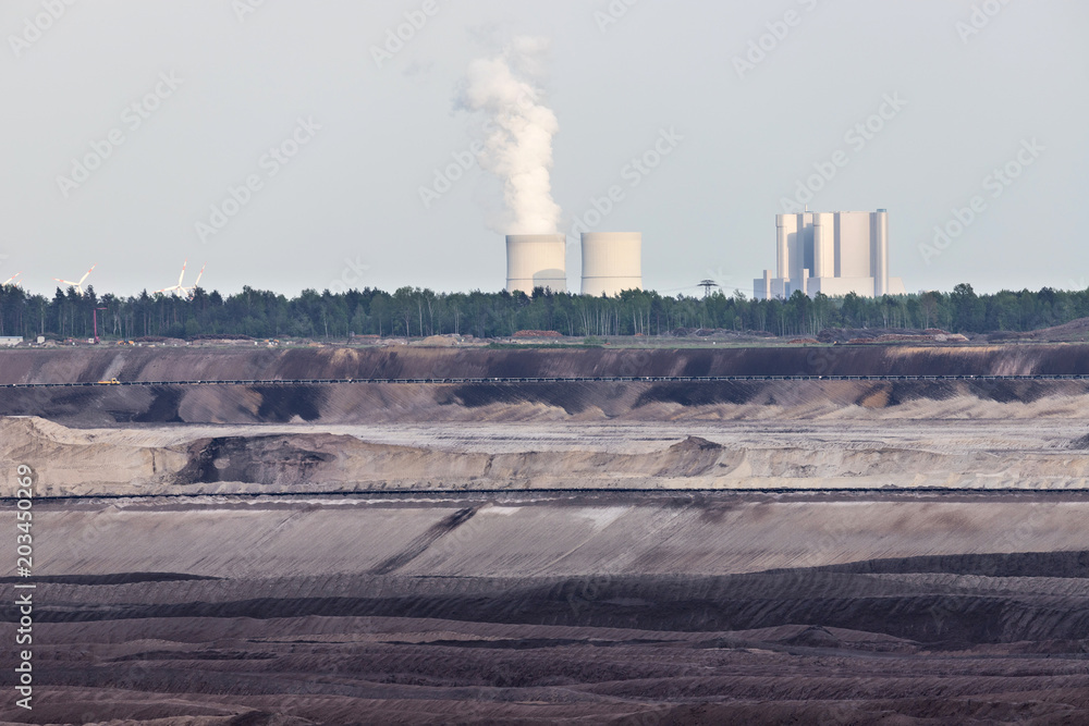 Braunkohletagebau in der Lausitz StockFoto Adobe Stock