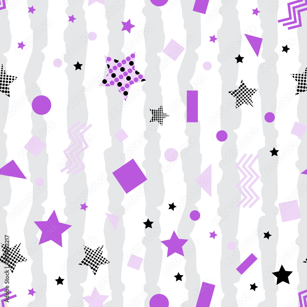 Fototapeta premium Ultra Violet Stars Background