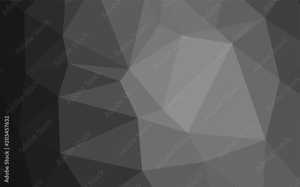 Light Gray vector low poly cover. Light Gray vector low poly cover.