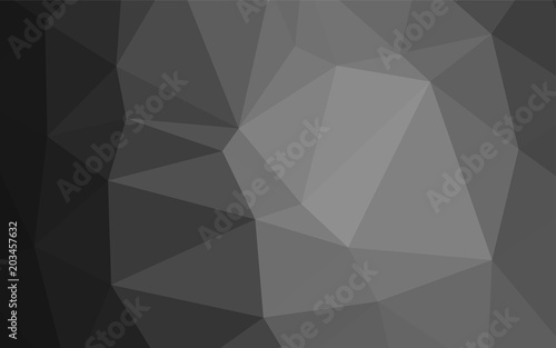 Light Gray vector low poly cover.