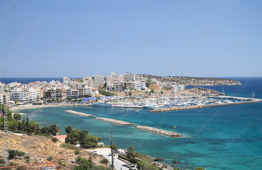 Agios Nikolaos is the capital of the noma of Lassithi in Crete