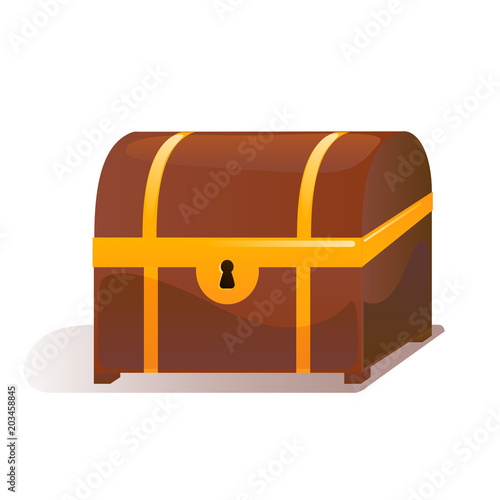 treasure chest vector illustration