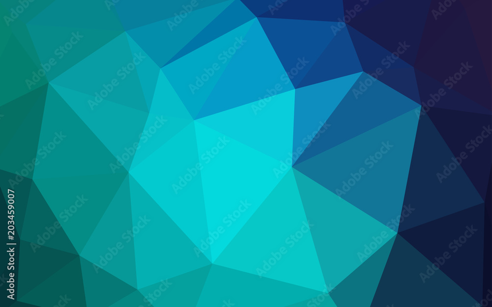 Light Blue, Green vector triangle mosaic cover. Light Blue, Green vector triangle mosaic cover.