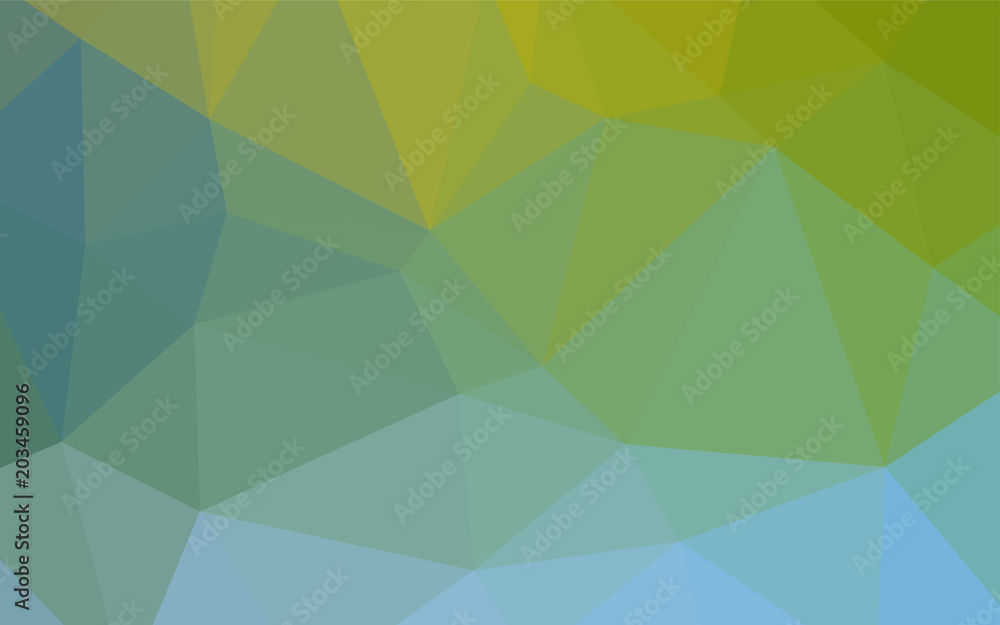 Light Blue, Green vector abstract mosaic background. Light Blue, Green vector abstract mosaic background.