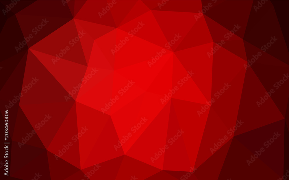 Dark Red vector low poly layout. Dark Red vector low poly layout.