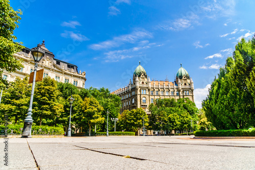 Canvas Print Liberty square in Budapest - Hungary