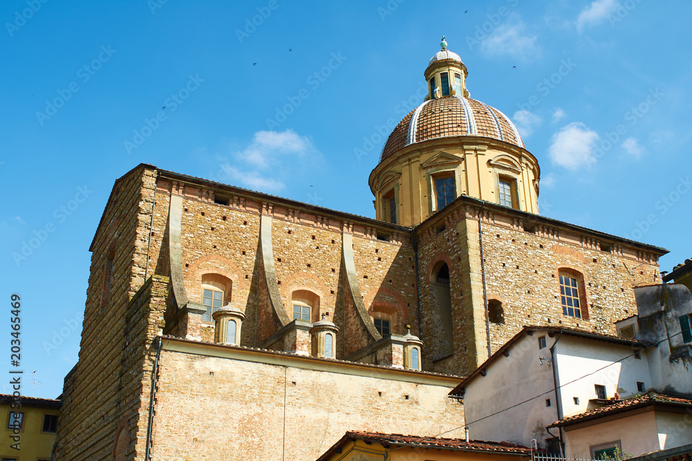 The Church of San Frediano in Cestello, landscape orientation, Florence, Italy