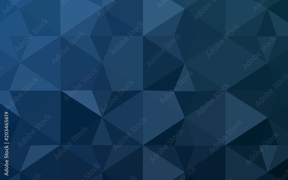 Light BLUE vector shining triangular backdrop. Light BLUE vector shining triangular backdrop.