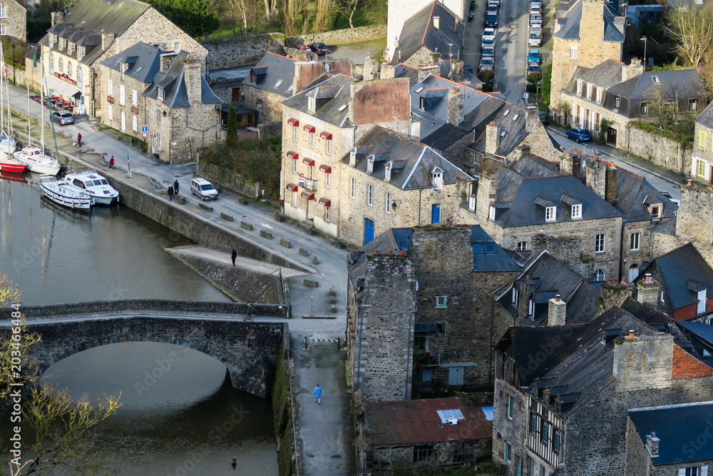 View over Dinan, France