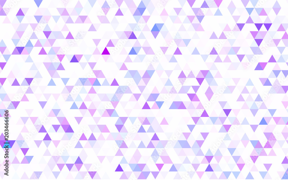 Fototapeta premium Jasnoniebieski trójkąt tło mozaika wektor.