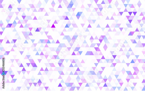Light BLUE vector triangle mosaic background.
