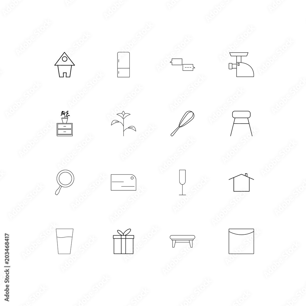 Home Appliances linear thin icons set. Outlined simple vector icons Home Appliances linear thin icons set. Outlined simple vector icons