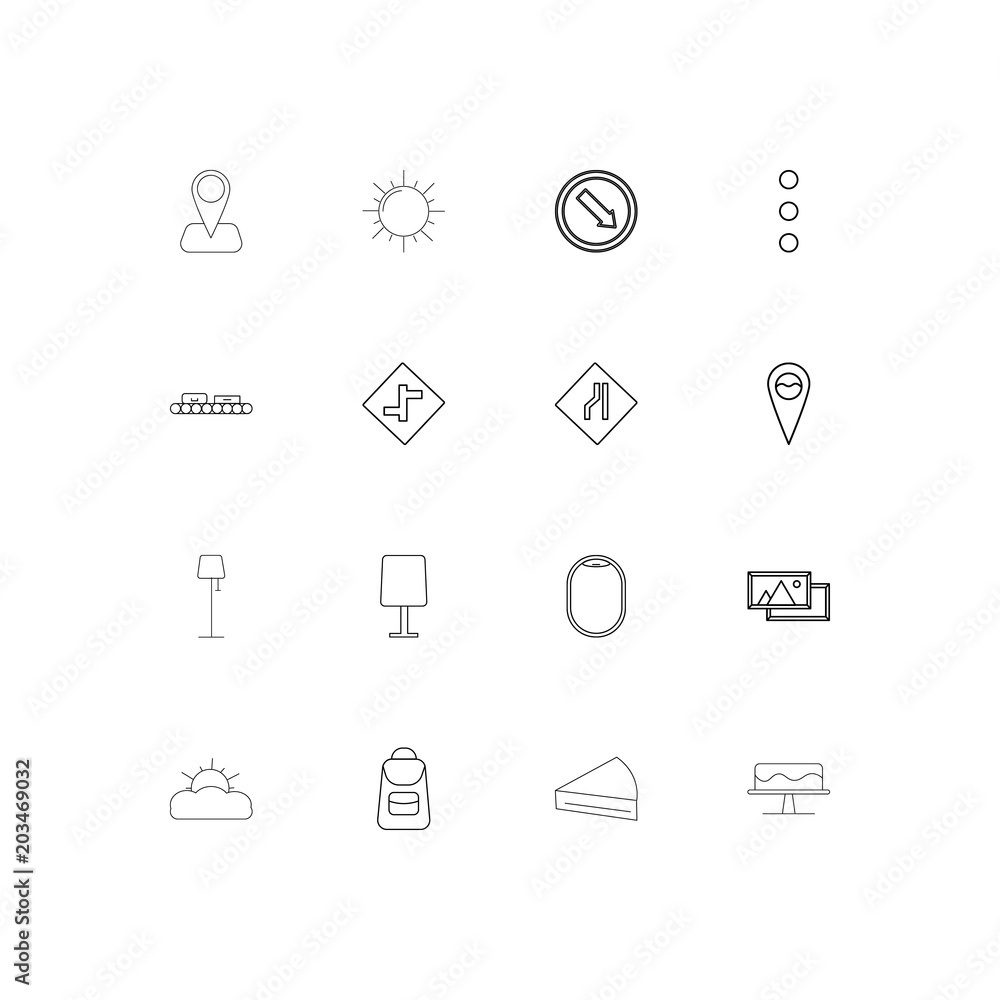 Travel And Tourism linear thin icons set. Outlined simple vector icons Travel And Tourism linear thin icons set. Outlined simple vector icons