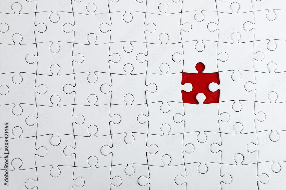 puzzle with missing piece puzzle with missing piece