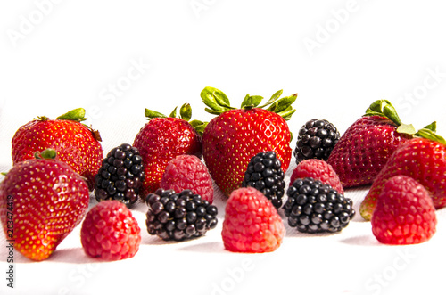 strawberry blackberry raspberry. 