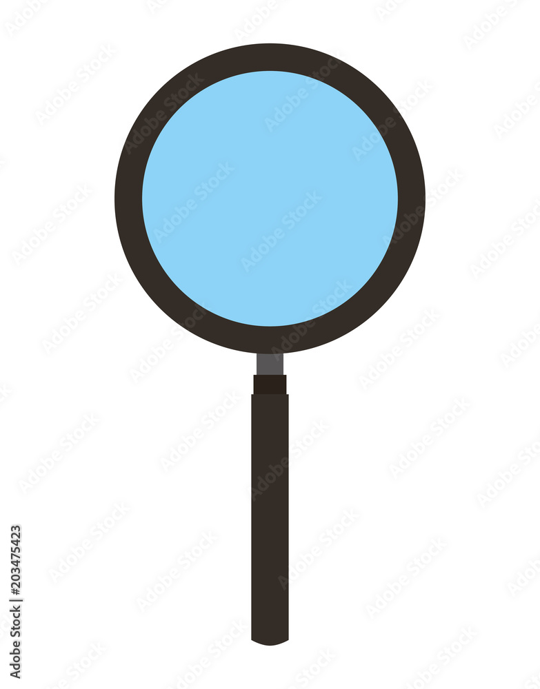 magnifying glass zoom search handle image vector illustration magnifying glass zoom search handle image vector illustration