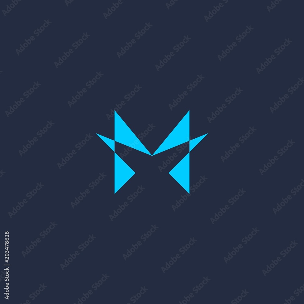 Letter M Abstract Modern Monogram Logo Template Letter M Abstract Modern Monogram Logo Template