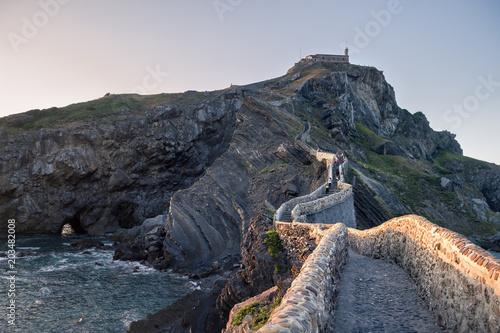 San Juan de Gaztelugatxe monastery in the spanish basque coast.