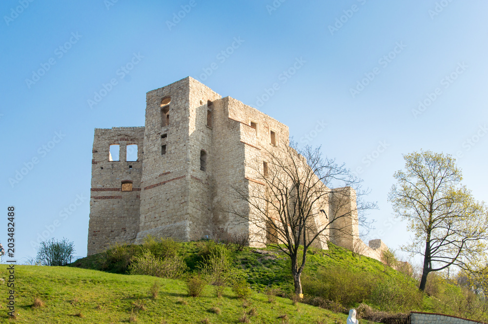Ruins of Castle in Kazimierz Dolny, Poland. Ruins of Castle in Kazimierz Dolny, Poland.